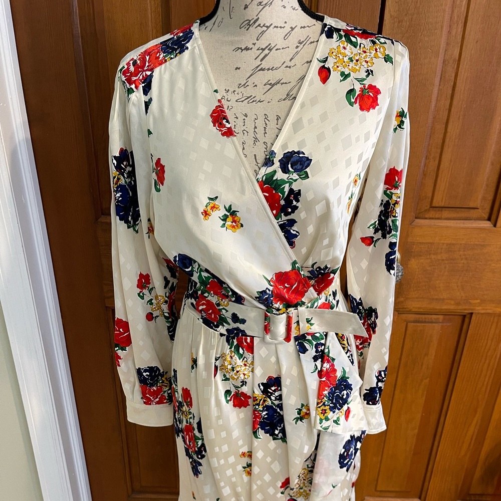 Tory Burch silk wrap dress with belt